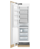Fisher & Paykel 24" Column Freezer Ice Maker White Interior Left Hinge - Custom Panel - RS2484FLJ1