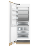 Fisher & Paykel 30" Column Freezer Ice Maker Stainless Interior Left Hinge - Custom Panel - RS3084FLJK1