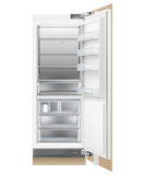 Fisher & Paykel 30" Column Freezer Ice Maker Stainless Interior Right Hinge - Custom Panel - RS3084FRJK1