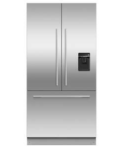 Fisher & Paykel 36" Built-In French door Fridge Ice and Water 72" Height  - Custom Panel - RS36A72U1 N