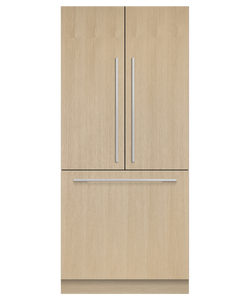 Fisher & Paykel 36" Built-In French door Fridge Ice Only 80" Height - Custom Panel - RS36A80J1 N