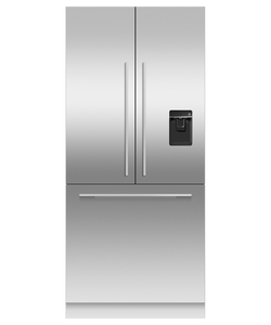 Fisher & Paykel 36" Built-In French door Fridge Ice and Water 80" Height - Custom Panel - RS36A80U1 N