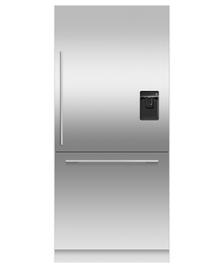 Fisher & Paykel 36" Built-In Bottom Mount Fridge Ice and Water 80" Height Right Hinge - Custom Panel - RS36W80RU1 N