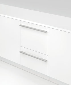 Fisher & Paykel 24" Double DishDrawer Stainless Interior- Custom Panel - DD24DTX6I1