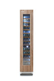 Fhiaba INTERGRATED 18" Built-In Column Wine Fridge Bottom Compressor Left Swing - Custom Panel - FI18WCC-LO1