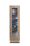 Fhiaba INTERGRATED 24" Built-In Column Wine Fridge Bottom Compressor Right Swing - Custom Panel - FI24WCC-RO1