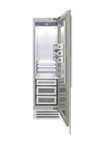 Fhiaba INTERGRATED 24" Built-In Column Fridge Bottom Compressor Right Swing - Custom Panel - FI24RFC-RO1
