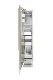 Fhiaba INTERGRATED 18" Column Freezer Bottom Compressor Left Swing - Custom Panel - FI18FZC-RO1