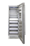 Fhiaba CLASSIC 30" Column Freezer Bottom Compressor Right Swing - Stainless - FK30FZC-LS1