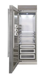 Fhiaba XPRO 30" Built-In Column Fridge Top Compressor Left Swing - Stainless - FP30RFC-LS1