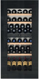 Liebherr 24" Premium Built-In Wine Fridge 48" Height Right Hinge - Black Glass - HWGB5100