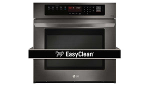 LG 30" Wall Oven - Black Stainless - LWS3063BD