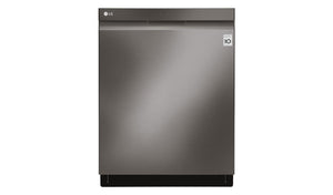 LG 24" Dishwasher Top Control Adjustable 3rd Rack 44 DBA - Black Stainless - LDP6797BD