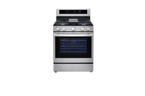LG 30" Free Standing Electric Range Airfry True Convection Self Clean 5.8 Cu Ft  - Stainless - LRGL5825F