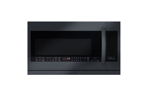 LG 30" Over The Range Microwave 2.2 Cu Ft Slide Out Ventilation - Matte Black - LMV2257BM