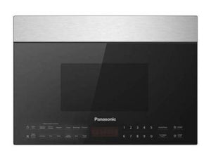 Panasonic 24" Over The Range Microwave 300 CFM Stainless Trim - Black Glass - NNSG138S