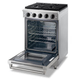 Thor 24" Pro Style Stainless Stell Gas Range - Stainless - LRG2401