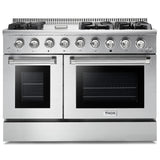 Thor 48" Professional Stainless Steel Gas Range with Griddle - Stainless - HRG4808U