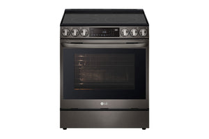 LG 30" Slide-In Electric Range ProBake Convection Easy Clean - Black Stainless - LSEL6335D