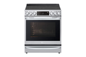 LG 30" Slide-In Electric Range ProBake Convection Easy Clean Air Sous-Vide - Stainless - LSEL6337F